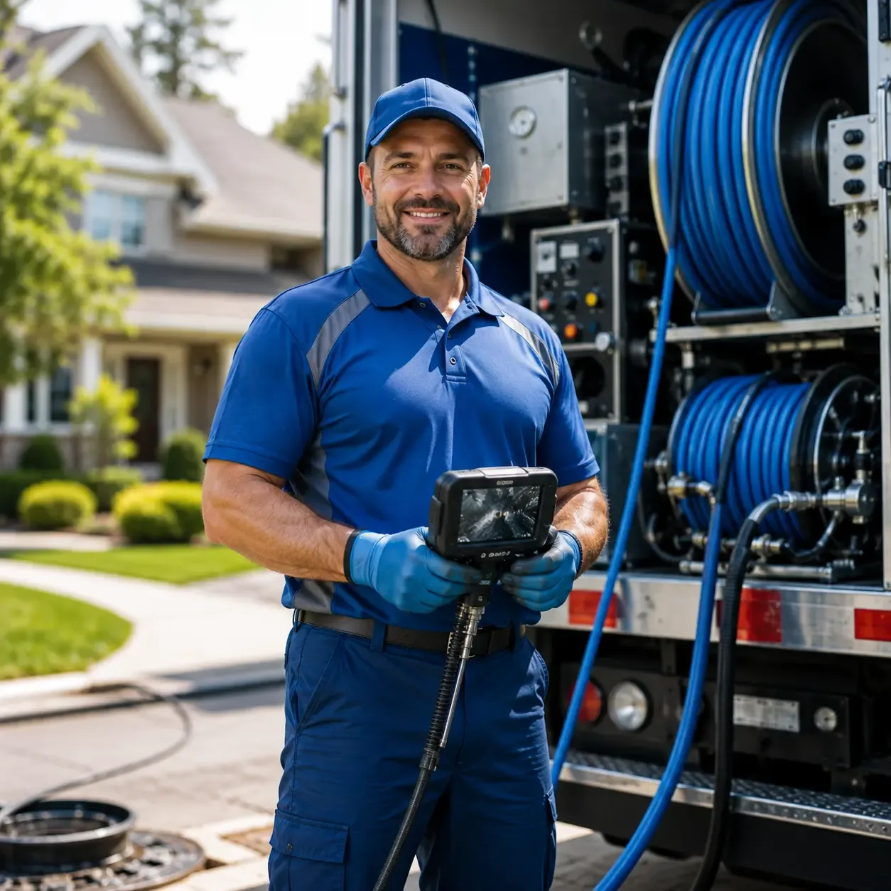 Local outdoor drain cleaning specialists in Hye, TX